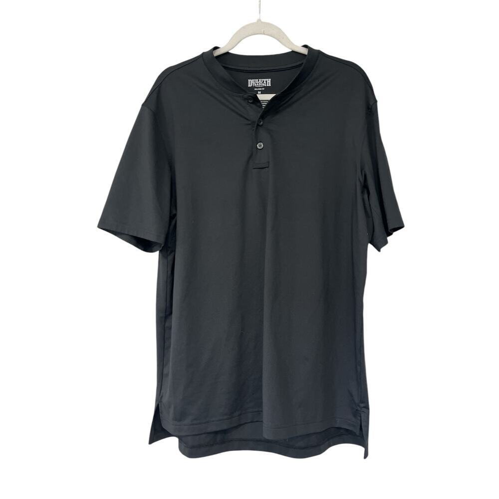 Duluth Trading Co. Relaxed‎ Fit Performance Shirt Medium Workwear Casual Popover